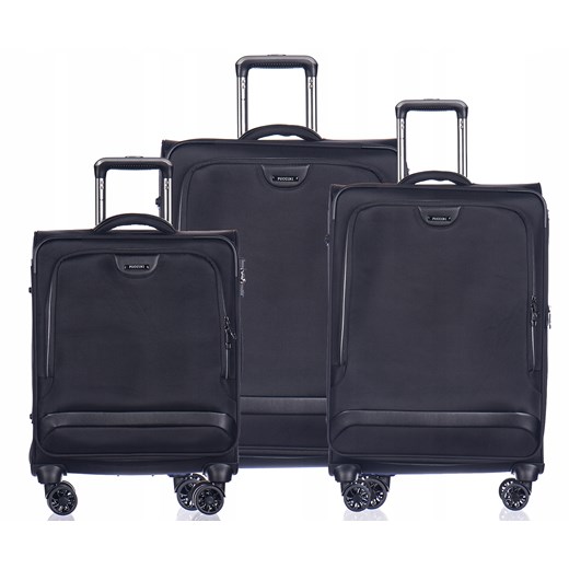 Zestaw Walizek Set Puccini Czarny ZWEM50420 1 Puccini SMA Puccini