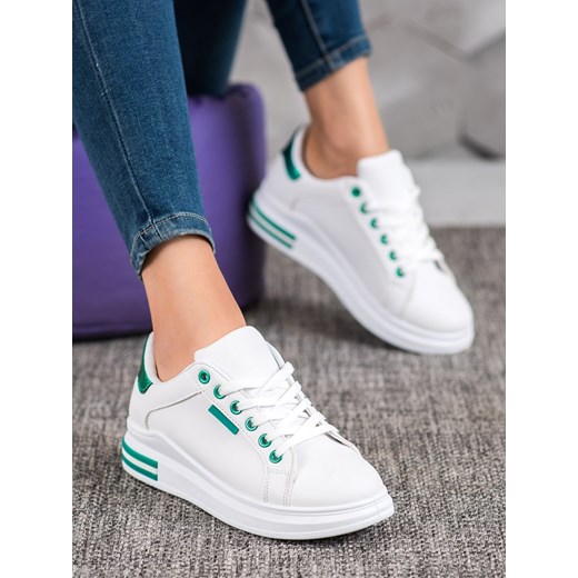 Buty sportowe damskie CzasNaButy sneakersy na wiosnę sznurowane