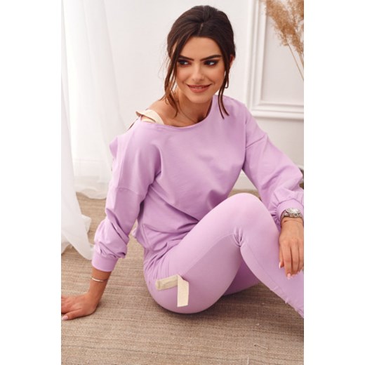 Modny dres damski fioletowy 28130