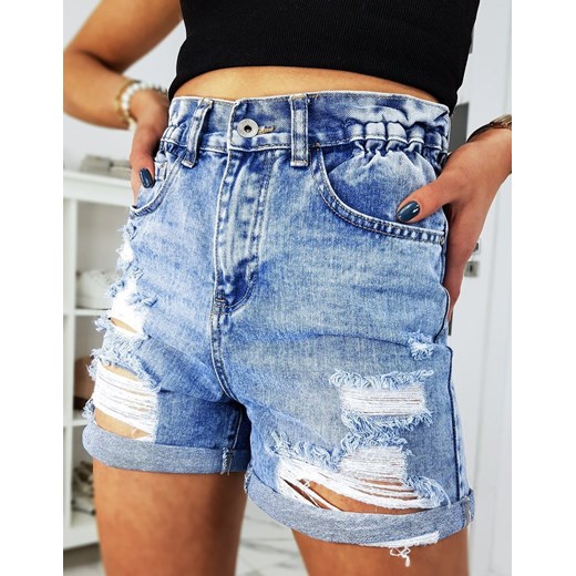 Spodenki damskie jeansowe REBELSON niebieskie SY0125 Dstreet L DSTREET.PL