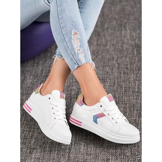 SNEAKERSY Z BROKATOWYMI WSTAWKAMI CzasNaButy 41 czasnabuty.pl