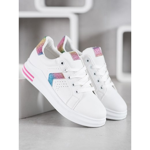 SNEAKERSY Z BROKATOWYMI WSTAWKAMI CzasNaButy 38 czasnabuty.pl