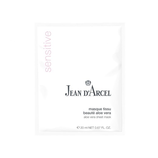 Jean D'arcel Sensitive masque tissu beauté aloe vera 20ml