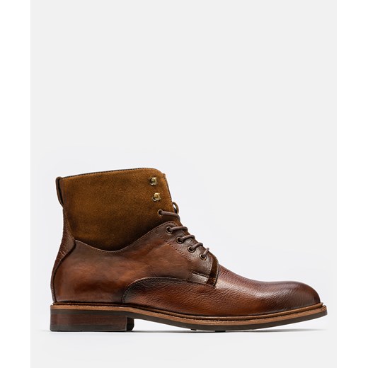 Buty zimowe męskie Kazar skórzane