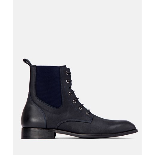 Buty zimowe męskie Kazar ze skóry