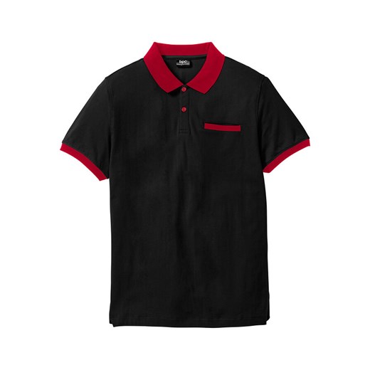 Shirt polo z kieszonką na wys. piersi | bonprix