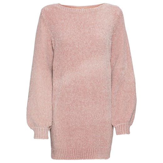 Długi sweter z szenili | bonprix