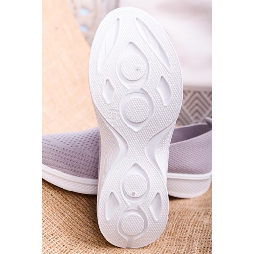 Buty sportowe damskie Casu płaskie bez wzorów