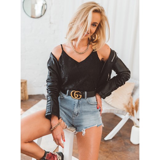 Bluzka Noelle - czarna Selfieroom L promocyjna cena Selfieroom.pl