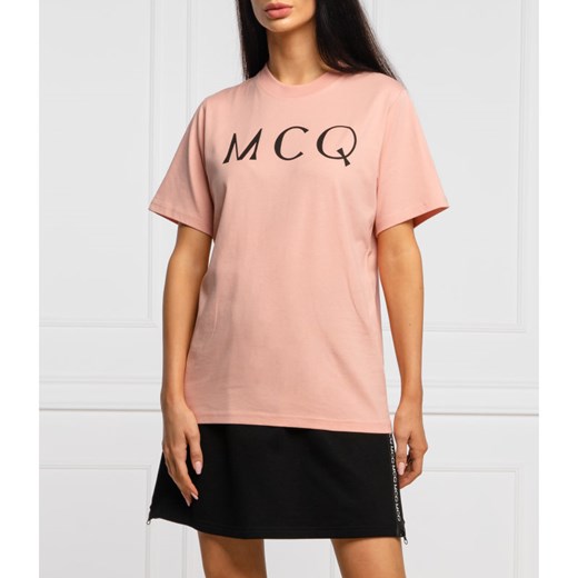 Bluzka damska McQ Alexander McQueen z krótkim rękawem