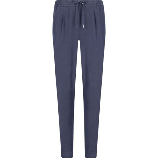 Spodnie damskie Tommy Jeans granatowe wiosenne