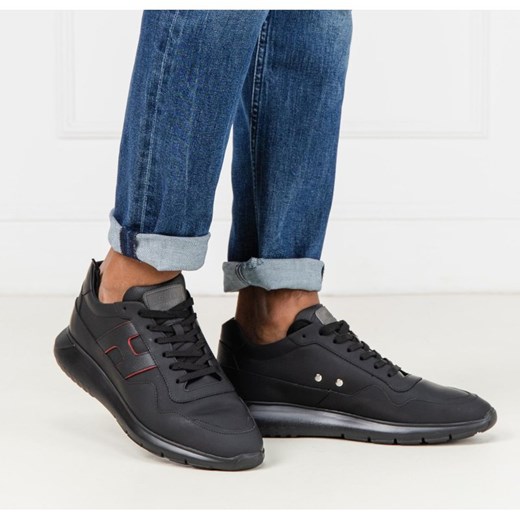 Buty sportowe męskie Hogan skórzane jesienne wiązane