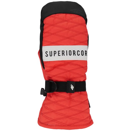 Rękawice narciarskie damskie RED250 - czerwony 4F