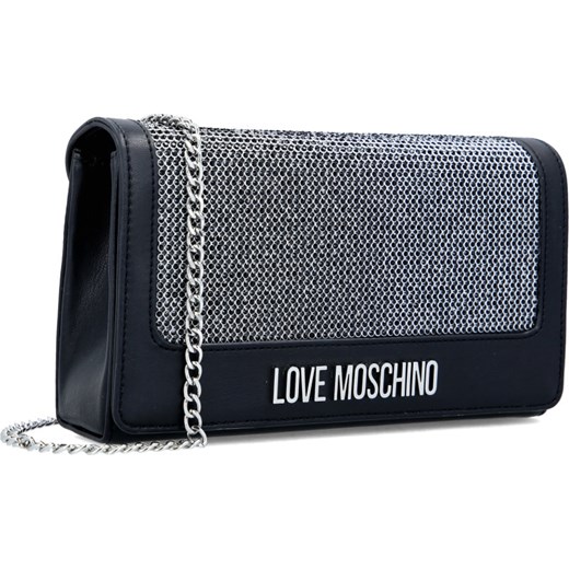 Listonoszka Love Moschino na ramię elegancka matowa