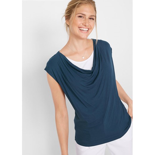 Shirt 2 w 1 z krótkim rękawem | bonprix Bonprix 48/50 bonprix