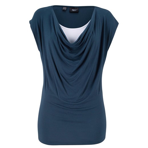 Shirt 2 w 1 z krótkim rękawem | bonprix Bonprix 48/50 bonprix