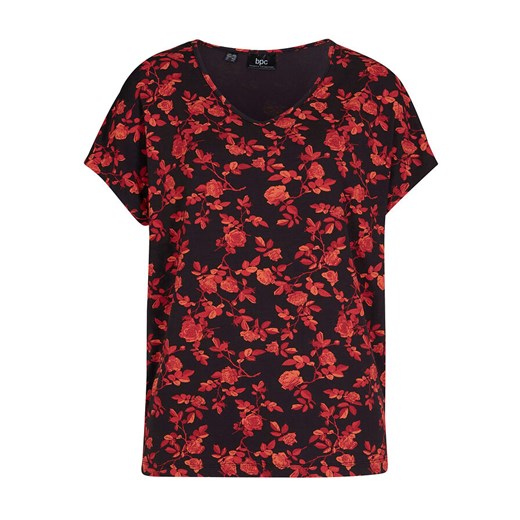 Shirt z dekoltem w serek, z nadrukiem | bonprix Bonprix 36/38 bonprix