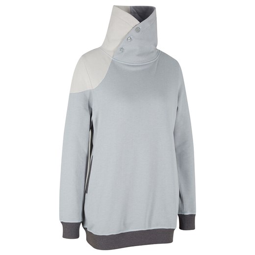 Bluza z wysokim kołnierzem, długi rękaw | bonprix Bonprix 44/46 bonprix