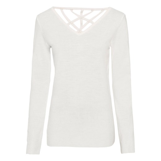 Sweter z perełkami | bonprix Bonprix 36/38 bonprix