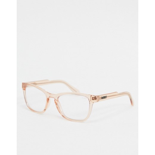 Quay Australia – Hardwire Mini – Okulary blokujące niebieskie światło w przezroczystych oprawkach-Wyczyść Quay Australia No Size Asos Poland