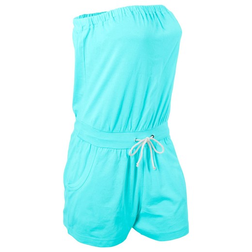 Kombinezon bawełniany bandeau, krótki | bonprix Bonprix 40/42 bonprix