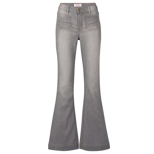 Wygodne dżinsy dzwony ze stretchem SLIM | bonprix Bonprix 50 bonprix