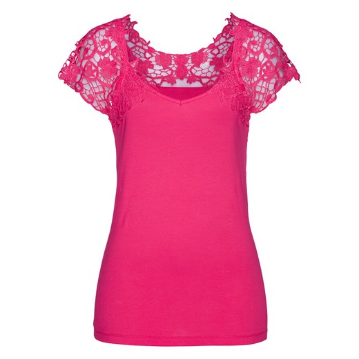 Shirt z koronką | bonprix Bonprix 52/54 bonprix
