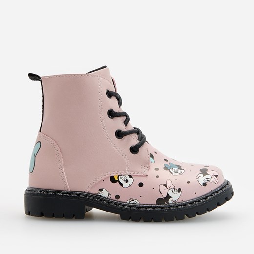 Buty zimowe dziecięce Reserved wiązane sznurowane