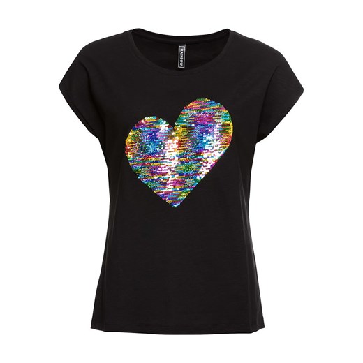 T-shirt z cekinami | bonprix Bonprix 32/34 bonprix
