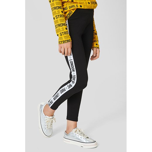 C&A Legginsy, Czarny, Rozmiar: 128 Here And There 164 C&A