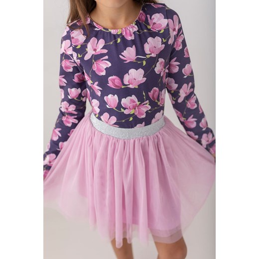Bluzka fioletowa w magnolie dla dziewczynki 98 Jesień/Zima Myprincess / Lily Grey myprincess.pl