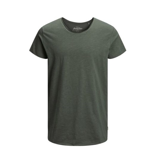 Zielony t-shirt męski Jack Jones z krótkim rękawem