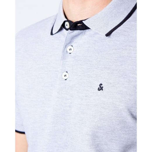 Jack Jones Koszulka Polo Mężczyzna - WH7-Paulos_Polo_SS_Noos_Color_137 - Szary Jack Jones S Italian Collection Worldwide