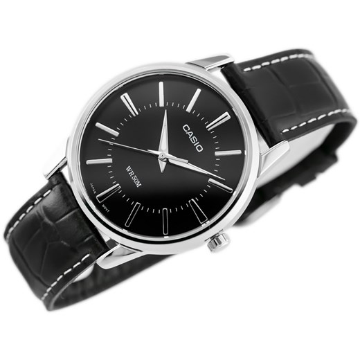 ZEGAREK MĘSKI CASIO MTP-1303L-1AVDF (zd021d) - Czarny || Srebrny Casio TAYMA