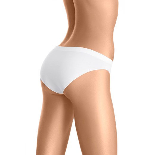 Majtki Bezszwowe Bawełniane Mini Bikini Cotton, White, L Gatta L Gatta