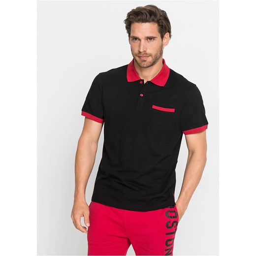 Shirt polo z kieszonką na wys. piersi | bonprix Bonprix 52/54 (L) bonprix