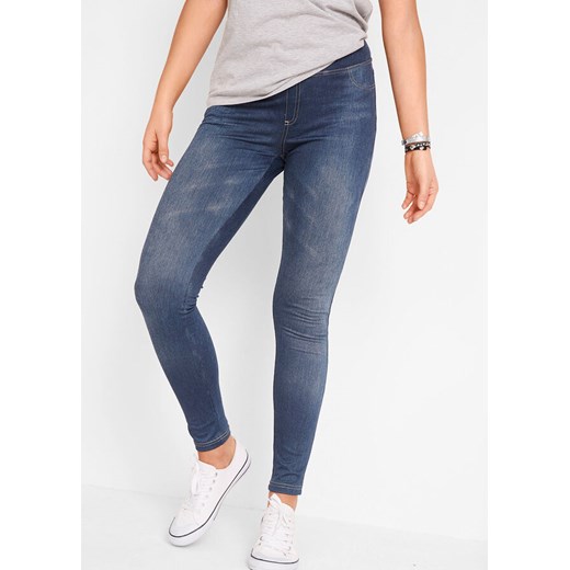 Legginsy o wyglądzie dżinsów | bonprix Bonprix 32/34 bonprix