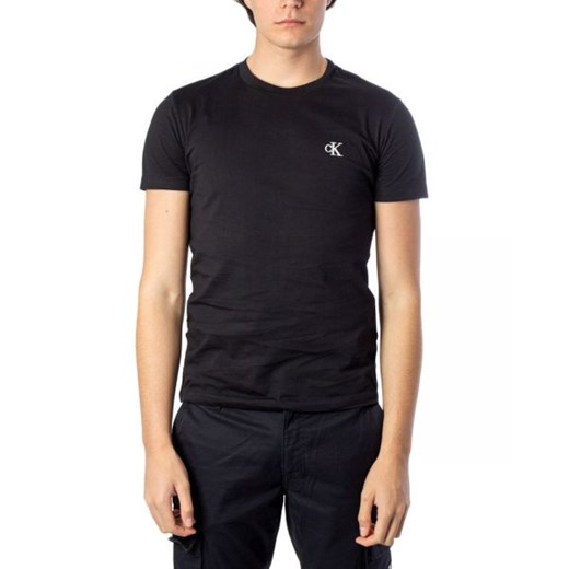 Calvin Klein Jeans T-shirt Mężczyzna - WH7-ESSENTIAL_SLIM_TEE_9 - Czarny S Italian Collection Worldwide
