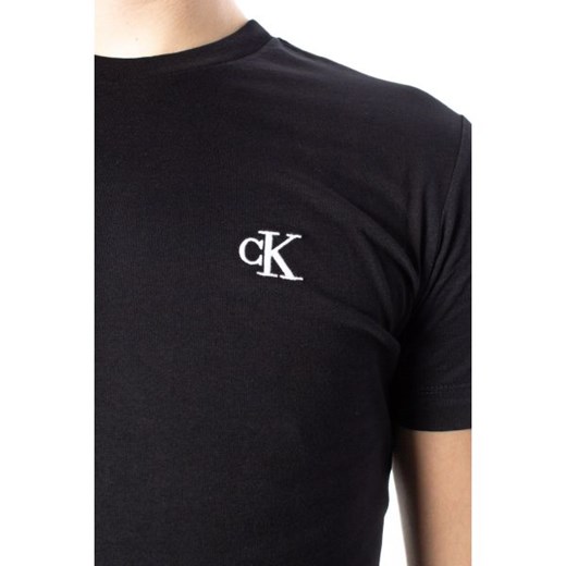 Calvin Klein Jeans T-shirt Mężczyzna - WH7-ESSENTIAL_SLIM_TEE_9 - Czarny M Italian Collection Worldwide