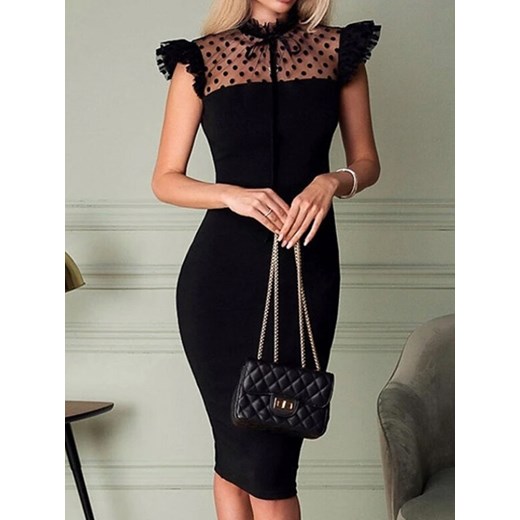 ELEGANCKA SUKIENKA LAURYN czarna Elegrina L okazyjna cena Elegrina