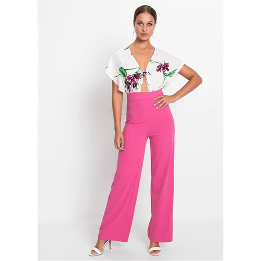 Kombinezon w kwiaty | bonprix Bonprix 40/42 promocja bonprix