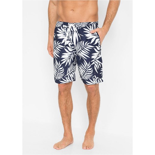 Bermudy plażowe z nadrukiem | bonprix Bonprix 64/66 (3XL) promocyjna cena bonprix