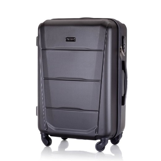 Walizka podróżna twarda średnia STL946 ciemny szary Solier Luggage portfele-skorzane.pl