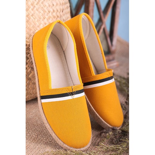 Żółte espadryle Casu slip on 905 Casu 38 Casu.pl wyprzedaż