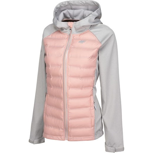 Softshell dziewczęcy HJZ20 JSFD001 4F (chłodny jasny szary melanż) 158cm promocja SPORT-SHOP.pl