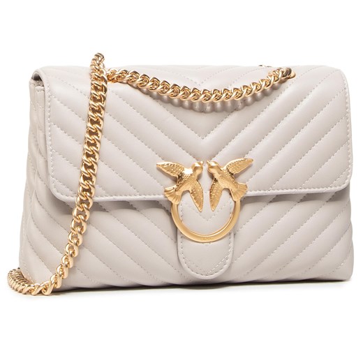 Torebka PINKO - Love Lady Puff Chevronne Cl. 20202 PLTT 1P220U Y6KT Ghiaccio I21 eobuwie.pl