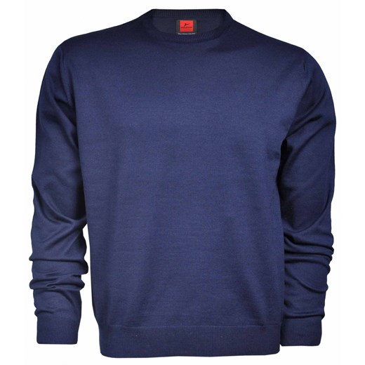 Sweter męski 1330 folstop niebieski bawełniane