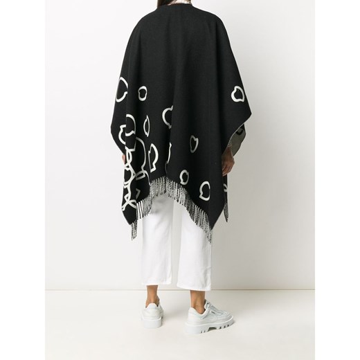 Logo fringed cape Moncler ONESIZE showroom.pl