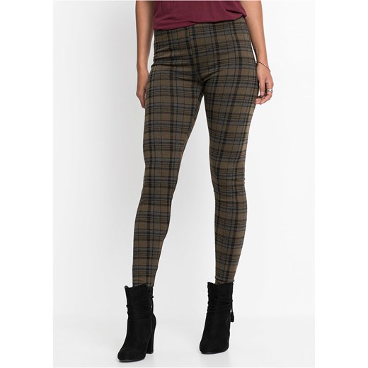 Legginsy w kratę | bonprix Bonprix 32/34 bonprix