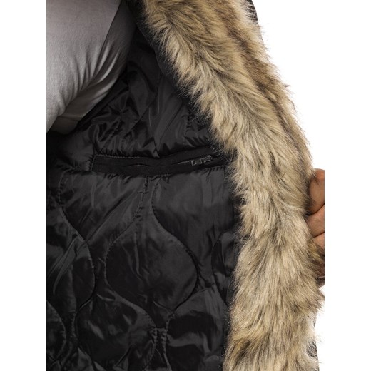 KURTKA MĘSKA PARKA CZARNA OZONEE O/5578Z XL wyprzedaż ozonee.pl
